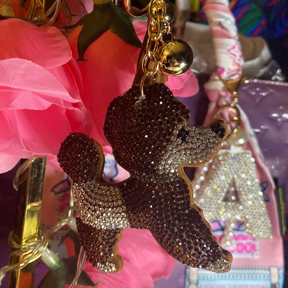 Poodle Purse Charm